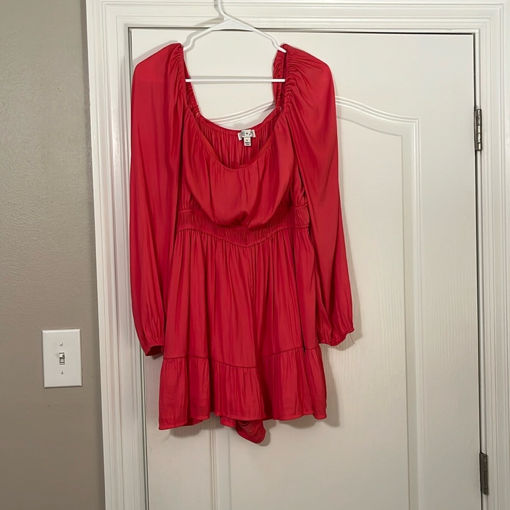 CORAL ONE PIECE ROMPER